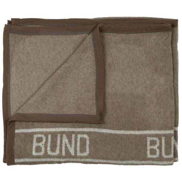 Coperta di lana BW, marrone, 220 x 130 cm