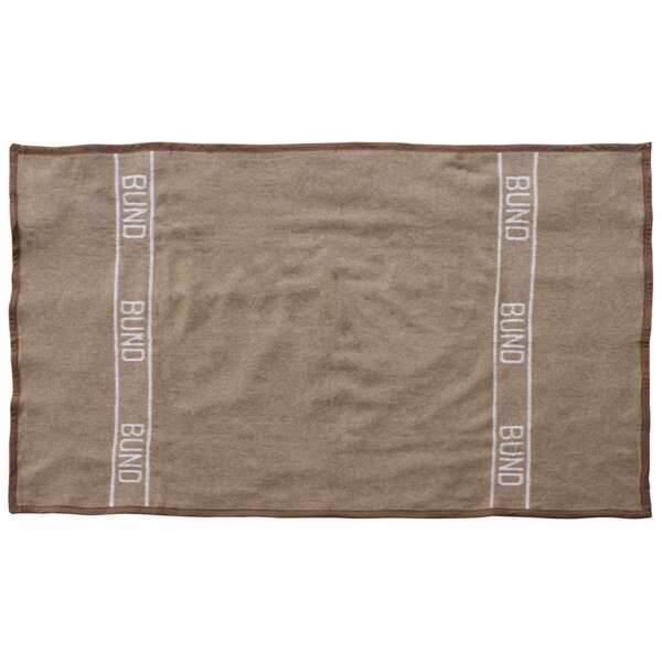 Coperta di lana BW, marrone, 220 x 130 cm - immagine 2