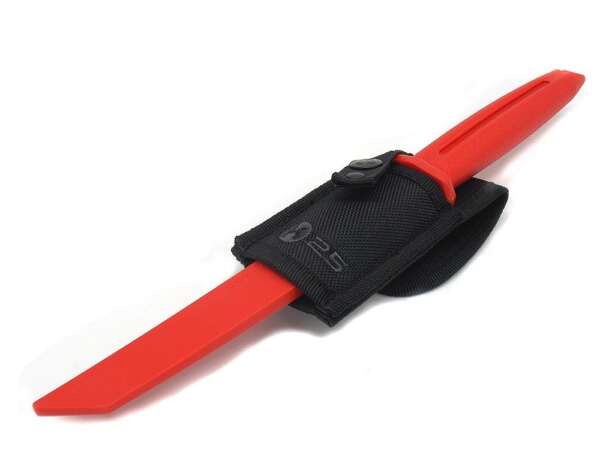 Coltello K25 Tanto da allenamento rosso 32413 - immagine 2