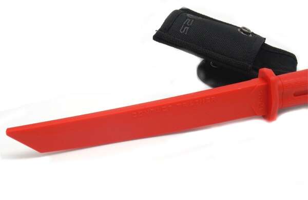 Coltello K25 Tanto da allenamento rosso 32413 - immagine 3