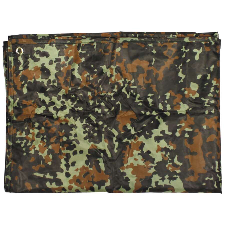 Telone multiuso, "Trap", flecktarn, circa 300 x 300 cm