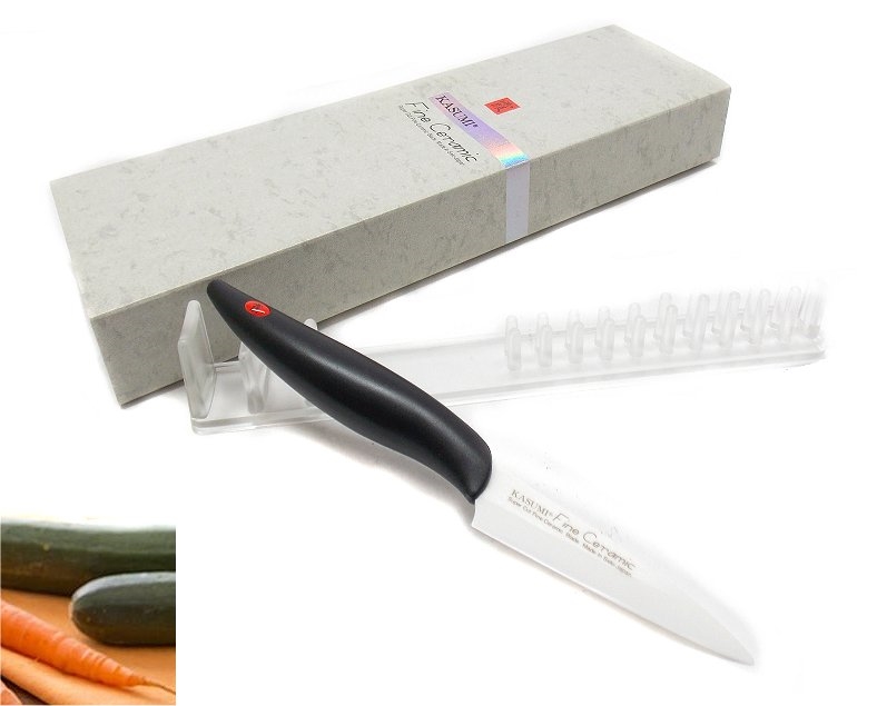 Coltello Kasumi spelucchino con lama in ceramica