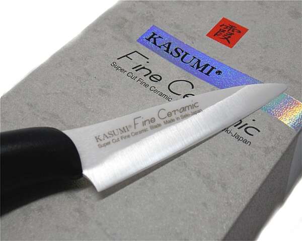 Coltello Kasumi spelucchino con lama in ceramica - immagine 3