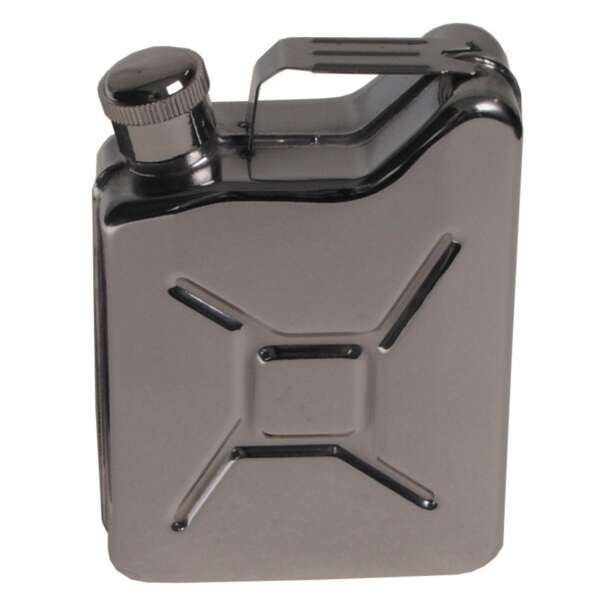 Bottiglia tascabile, "canister", acciaio inossidabile 6 OZ  170 ml