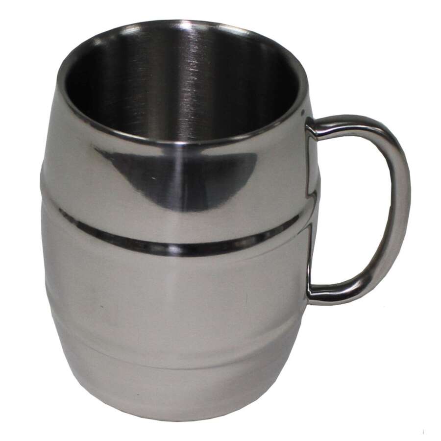 Brocca, "barile", acciaio inossidabile 450 ml a doppia parete