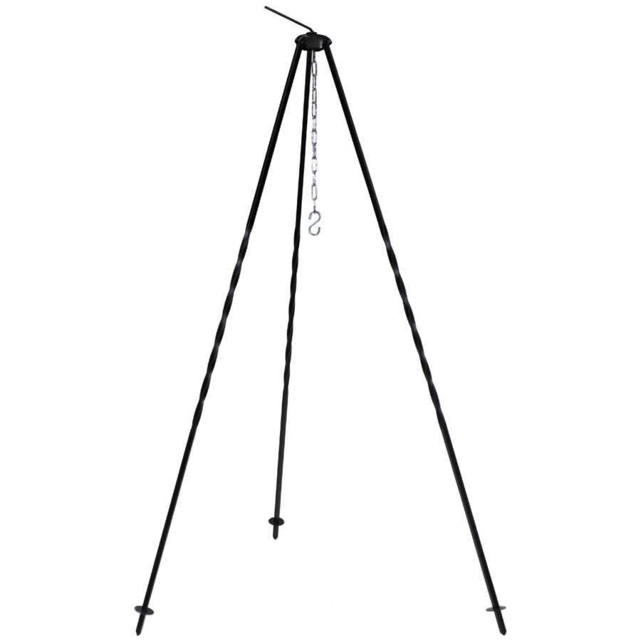 Treppiede circa 1,2 m in ferro con catena e gancio