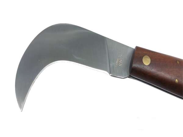 Coltello roncola maniago lama cm 5 manico in palissandro - immagine 2