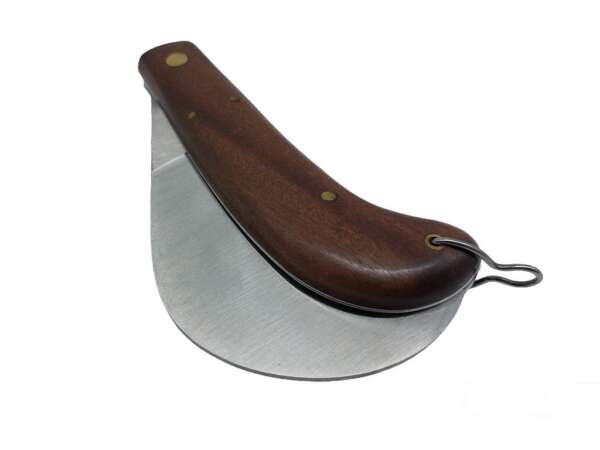 Coltello roncola maniago lama cm 6,5 manico palissandro - immagine 3