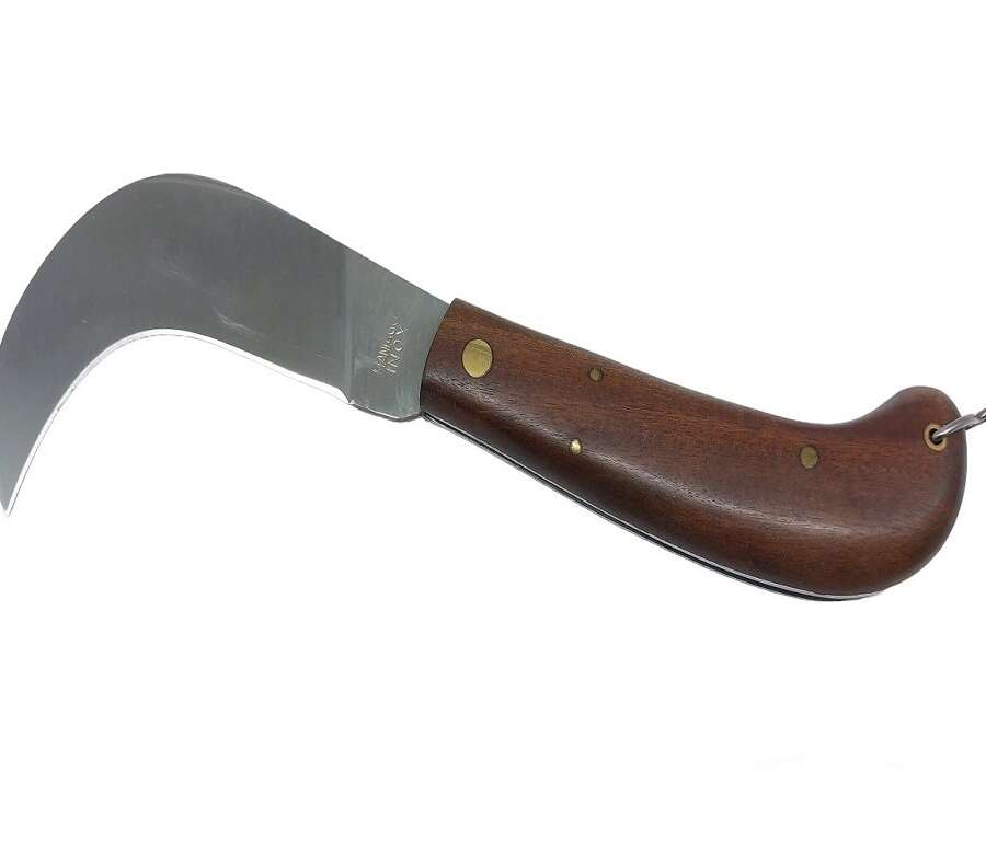 Coltello roncola maniago lama cm 7,5 manico in palissandro