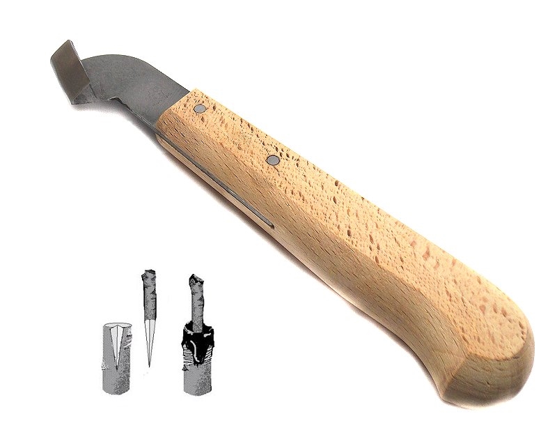 Coltello Ausonia innesto con lama a triangolo