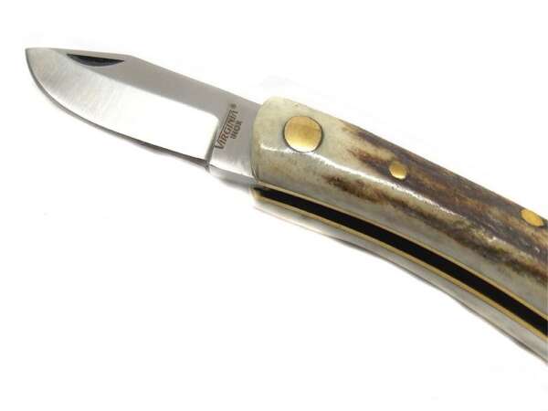 Coltello Virginia Caccia Manico Cervo Lama cm 6 VI3461 - immagine 2