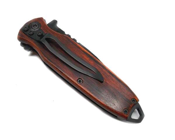 Coltello Virginia ragno legno manico VI3470 spider man - immagine 3