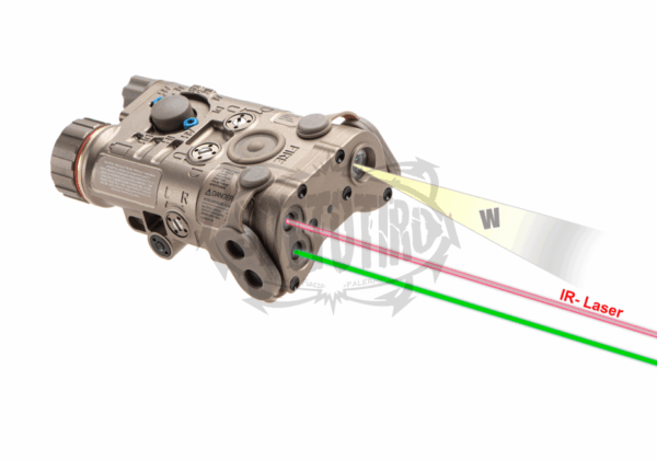 WADSN Illuminatore NGAL / modulo laser Verde + IR Alluminio - immagine 5