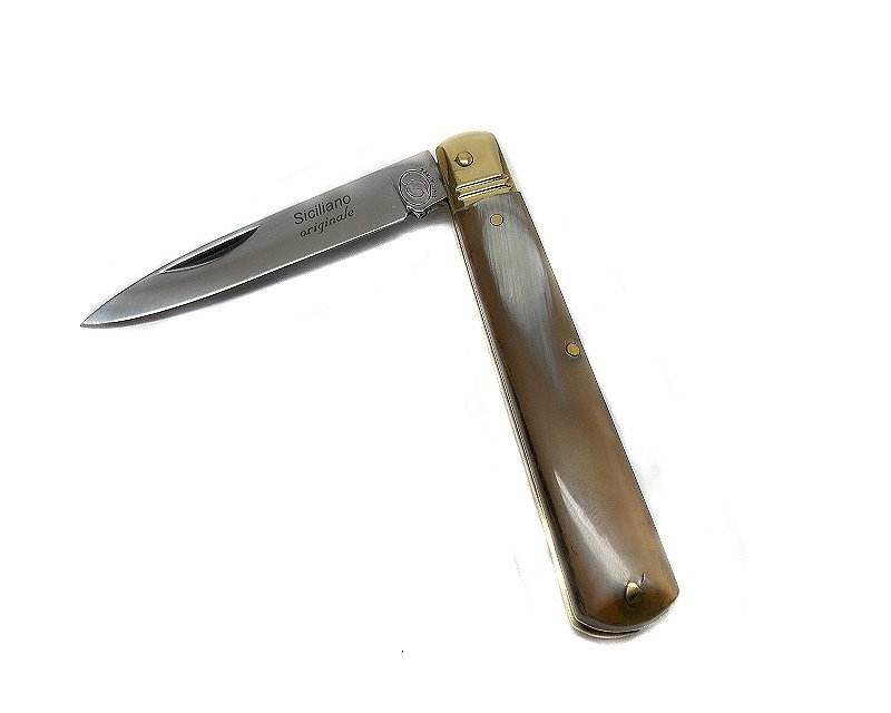 Coltello siciliano cm 21 corno manico 384 21