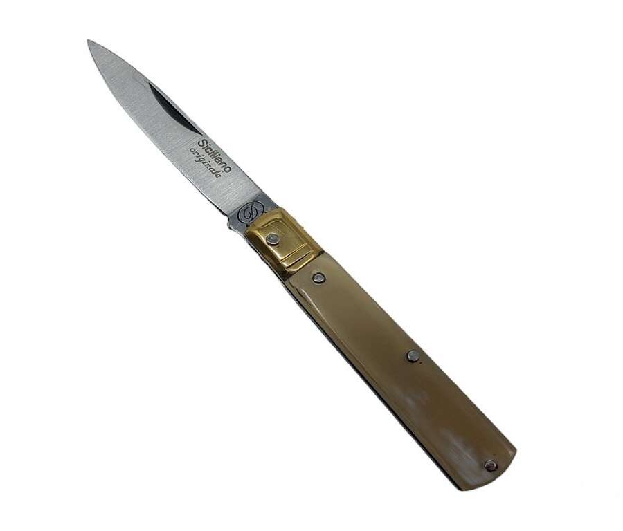 Coltello siciliano cm 15 corno manico 384 15