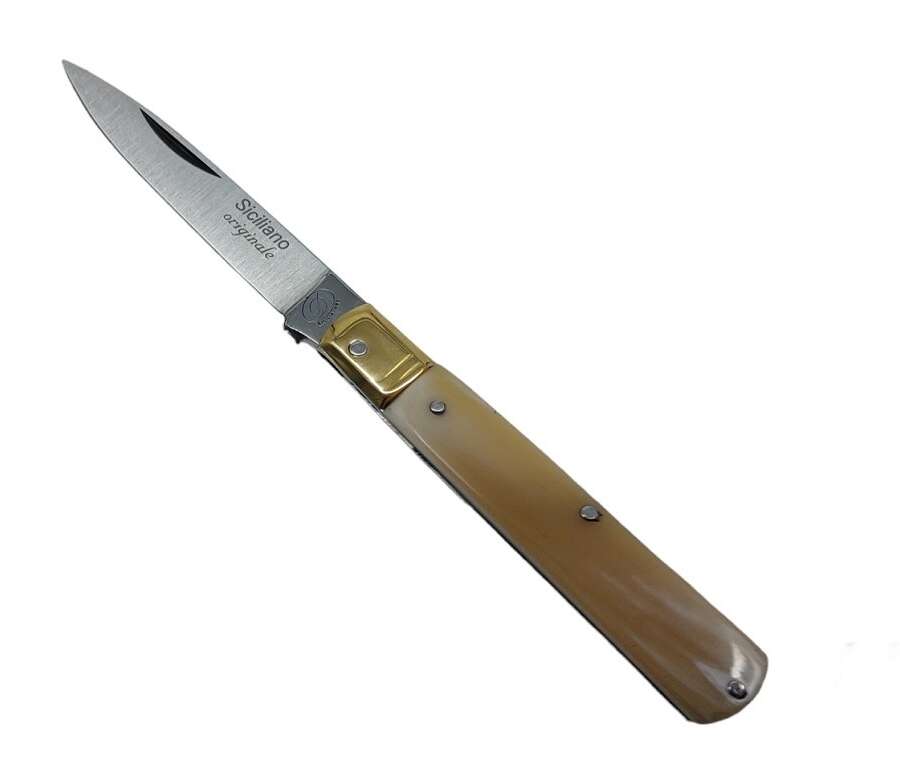 Coltello siciliano cm 17 corno manico 384 17