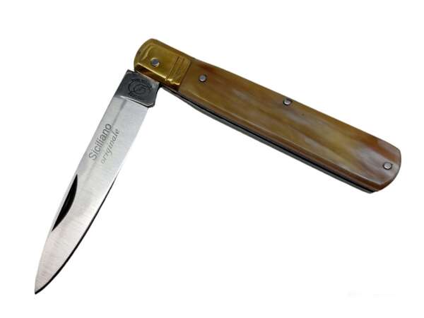 Coltello siciliano cm 19 corno manico 384 19 - immagine 2