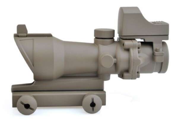 AIMO ACOG 4X32 SCOPE CON MINI DOT TAN - immagine 3