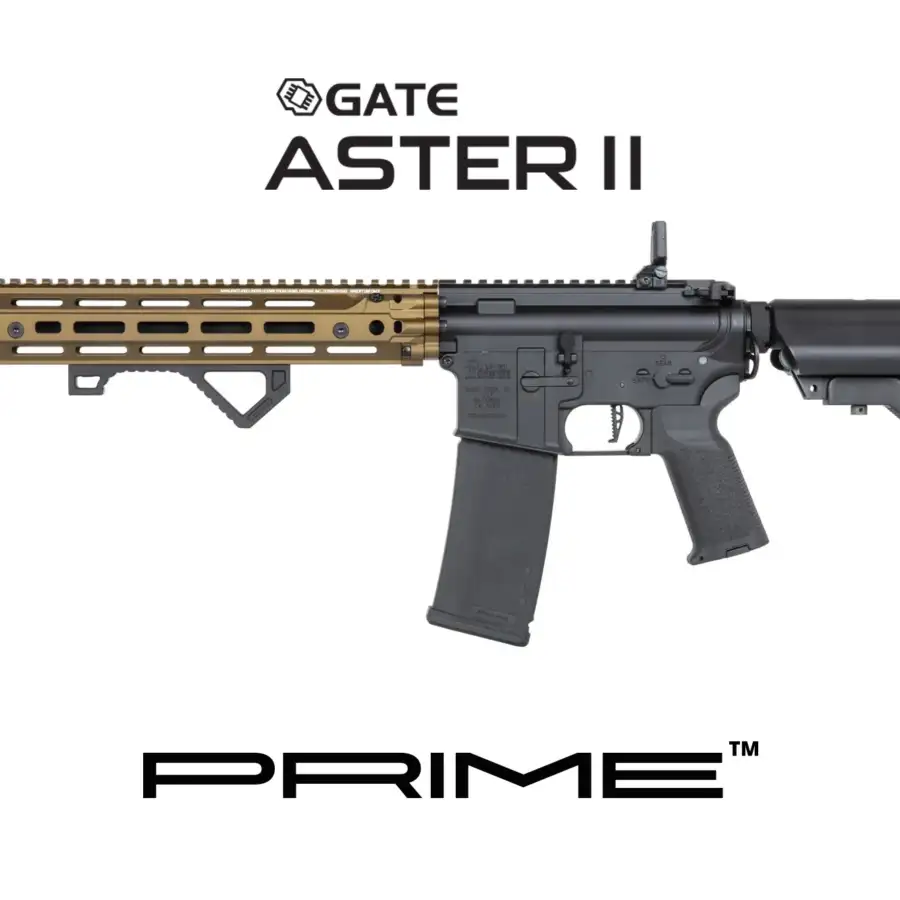 Specna Arms Daniel Defense RIS III 12,5'' SA-P28 Prime™ Carabina ETU Aster II con motore brushless Chaos Bronze
