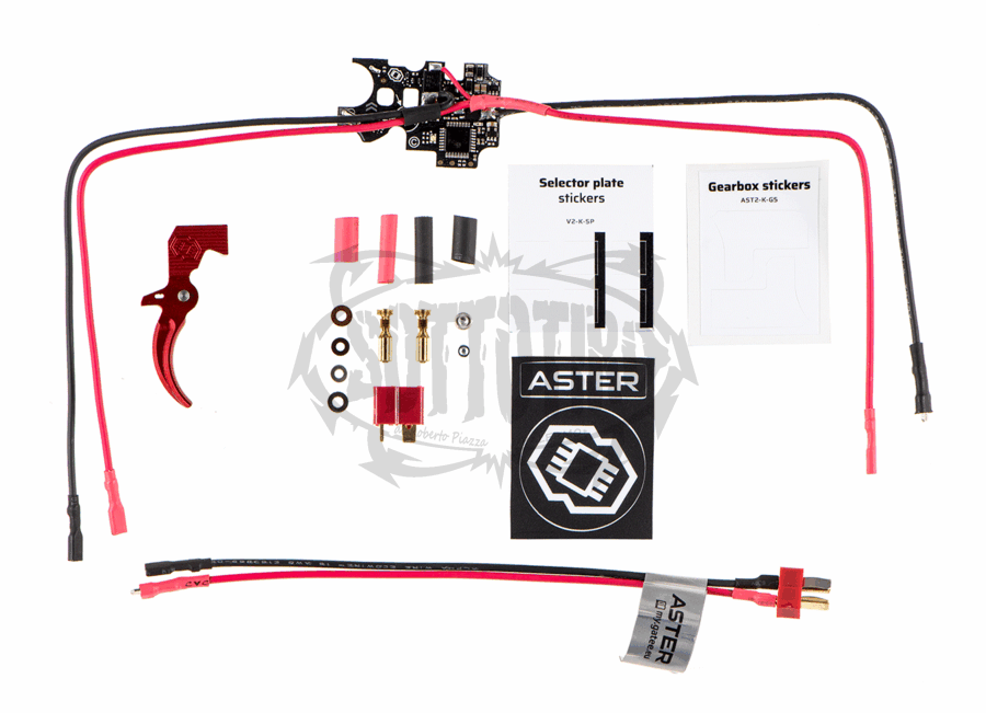 Aster V2 SE + Quantum Trigger cablato anteriore