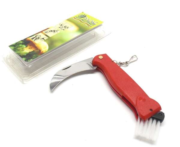 Coltello Mac micologico da funghi rosso - immagine 2