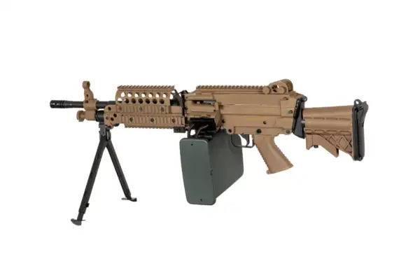 Specna Arms Replica della mitragliatrice SA-46 CORE Marrone chiaro - immagine 11