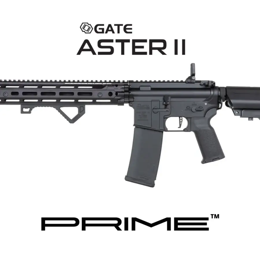Specna Arms Daniel Defense RIS III 12,5'' SA-P28 Prime Carabina Aster II ETU con motore brushless Nero