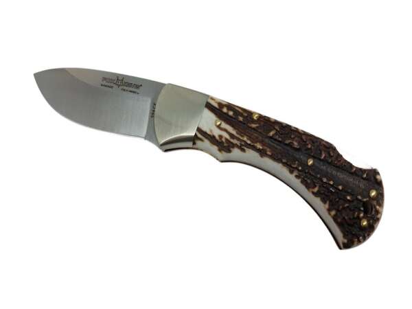 Coltello Fox 594ce manico cervo LAMA CM 7 - immagine 2
