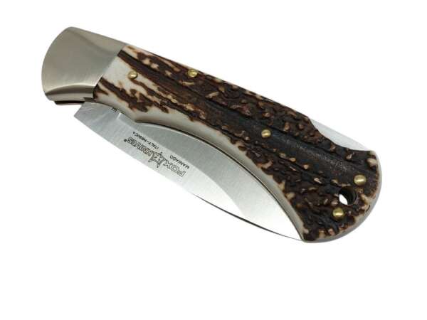 Coltello Fox 594ce manico cervo LAMA CM 7 - immagine 4
