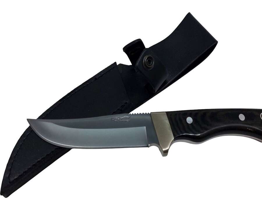 Coltello Fox al titanio ebano manico 598bet