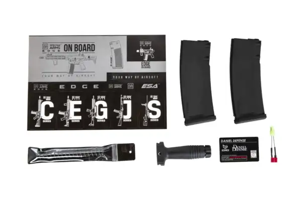 Specna Arms Daniel Defense MK18 SA-E19 EDGE HAL ETU ASG Carbine Nero - immagine 2