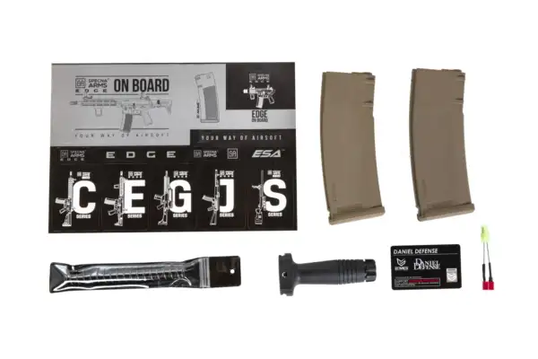 Specna Arms Daniel Defense MK18 SA-E19 EDGE HAL ETU Carabina ASG Chaos Bronzo - immagine 2