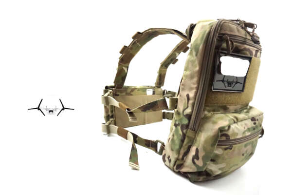Zaino per minichest modulabile/ da spalla/plate carrier - immagine 7