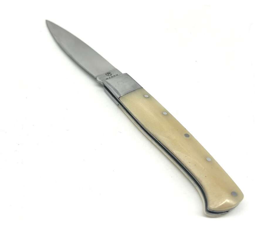 Coltello Mascu pattada manico corno lama 8 cm