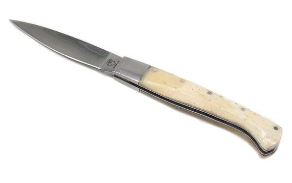 Coltello Mascu pattada manico corno lama 9 cm