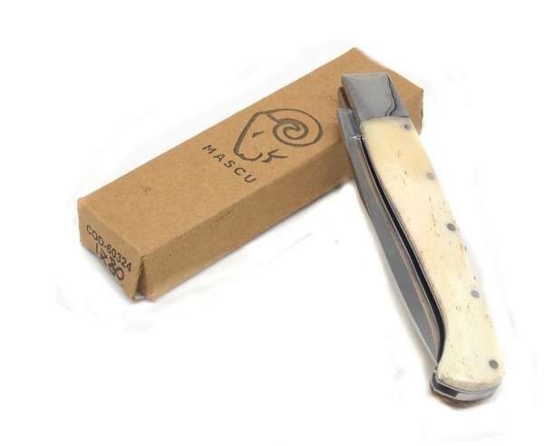 Coltello Mascu pattada manico corno lama 9 cm - immagine 4