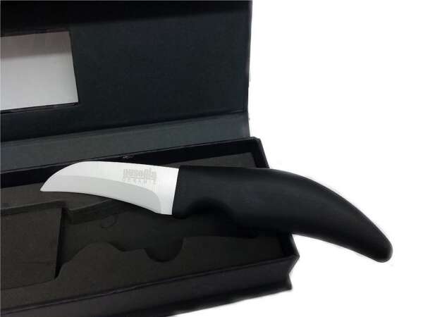 Coltello spelucchino in ceramica lama cm 8 67978 - immagine 2
