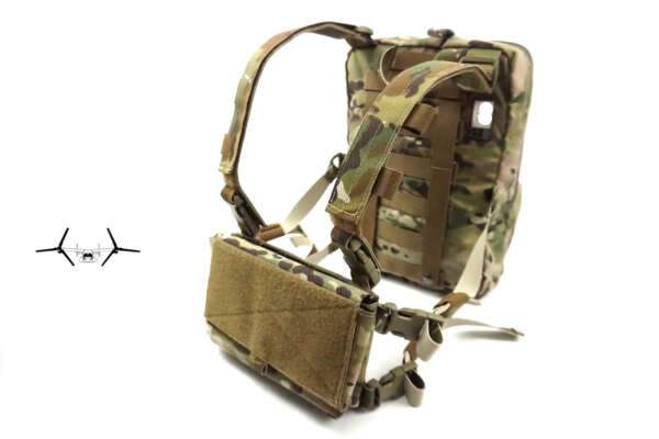 Zaino per minichest modulabile/ da spalla/plate carrier - immagine 8