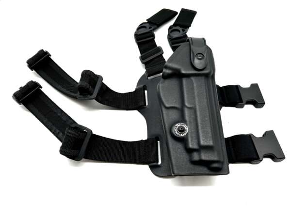 Fondina Vega polimero VKL800 cosciale beretta 92 - NERO-DX