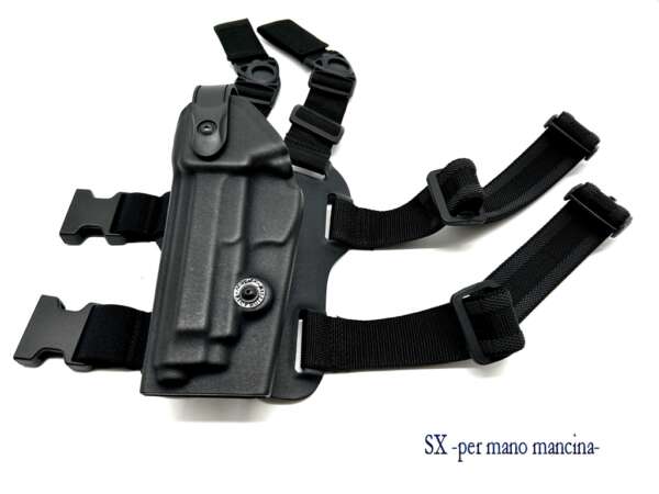 Fondina Vega polimero VKL800 cosciale beretta 92 - NERO-DX - immagine 2