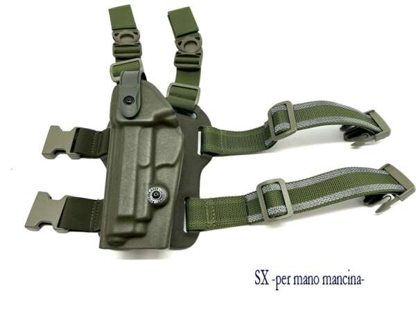 Fondina Vega polimero VKL800 cosciale beretta 92 - NERO-DX - immagine 5