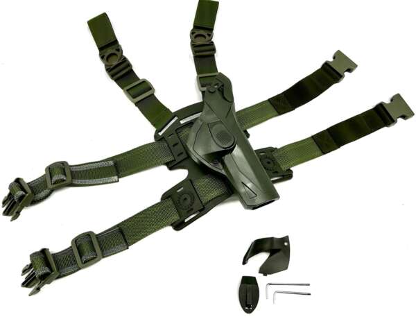 Fondina Vega cosciale cama DCHL800 polimero per beretta 92 98 - DESERTO-U - immagine 2