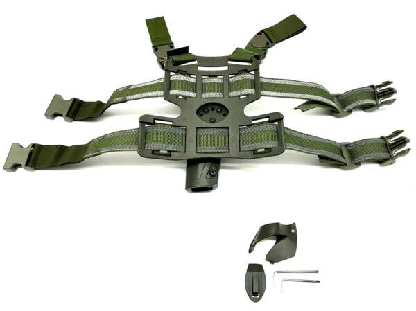 Fondina Vega cosciale cama DCHL800 polimero per beretta 92 98 - NERO-U - immagine 3