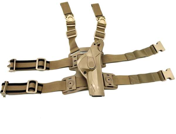 Fondina Vega cosciale cama DCHL800 polimero per beretta 92 98 - DESERTO-U - immagine 4