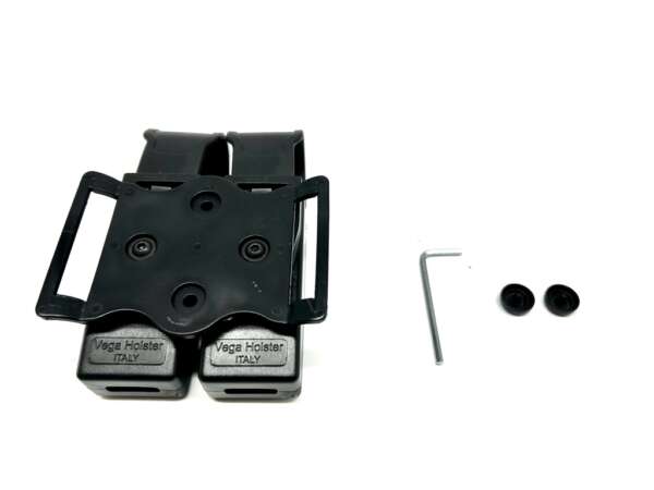 Porta caricatore polimero Vega doppio 8DMH01 - NERO-U - immagine 2