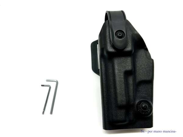 Fondina Vega polimero VKD801 per beretta 84 serie VKD8 - BIANCO-DX - immagine 2