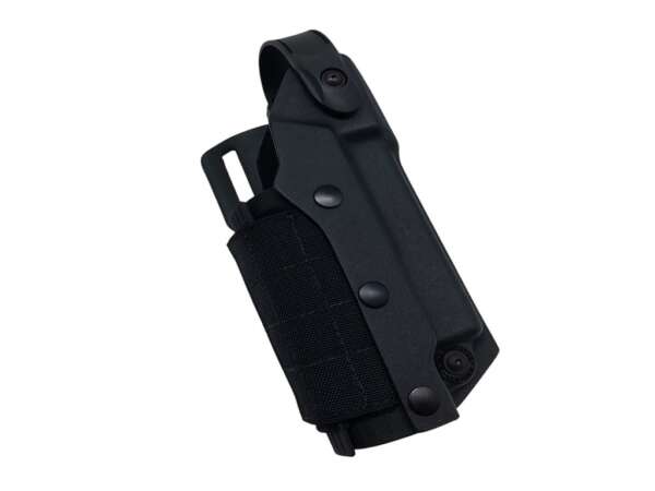 Fondina Vega polimero VKZ804 per Glock 17-19-21-22 con porta torcia
