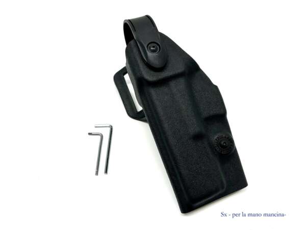 Fondina Vega polimero VKD804 per glock 17 22 31 37 serie VKD8 - BIANCO-SX - immagine 2