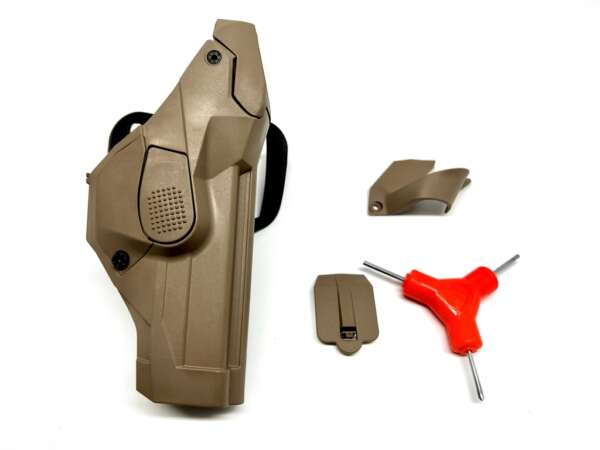 Fondina Vega polimero duty cama DCH804 per glock 17 18 22 31 37 - VERDE-U - immagine 3