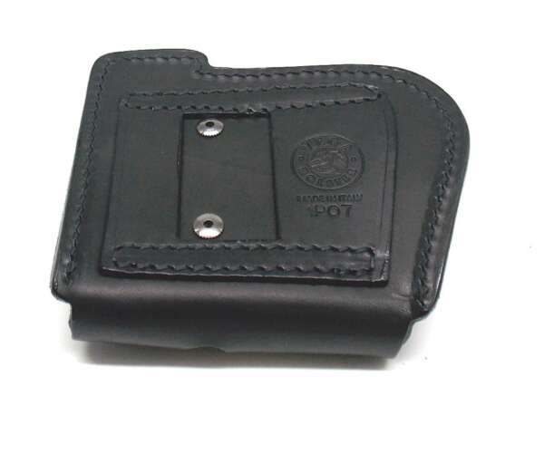 Porta caricatore e porta manette Vega 1P07 in cuoio - MARRONE-U - immagine 2